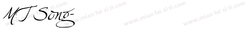 MT Song字体转换
